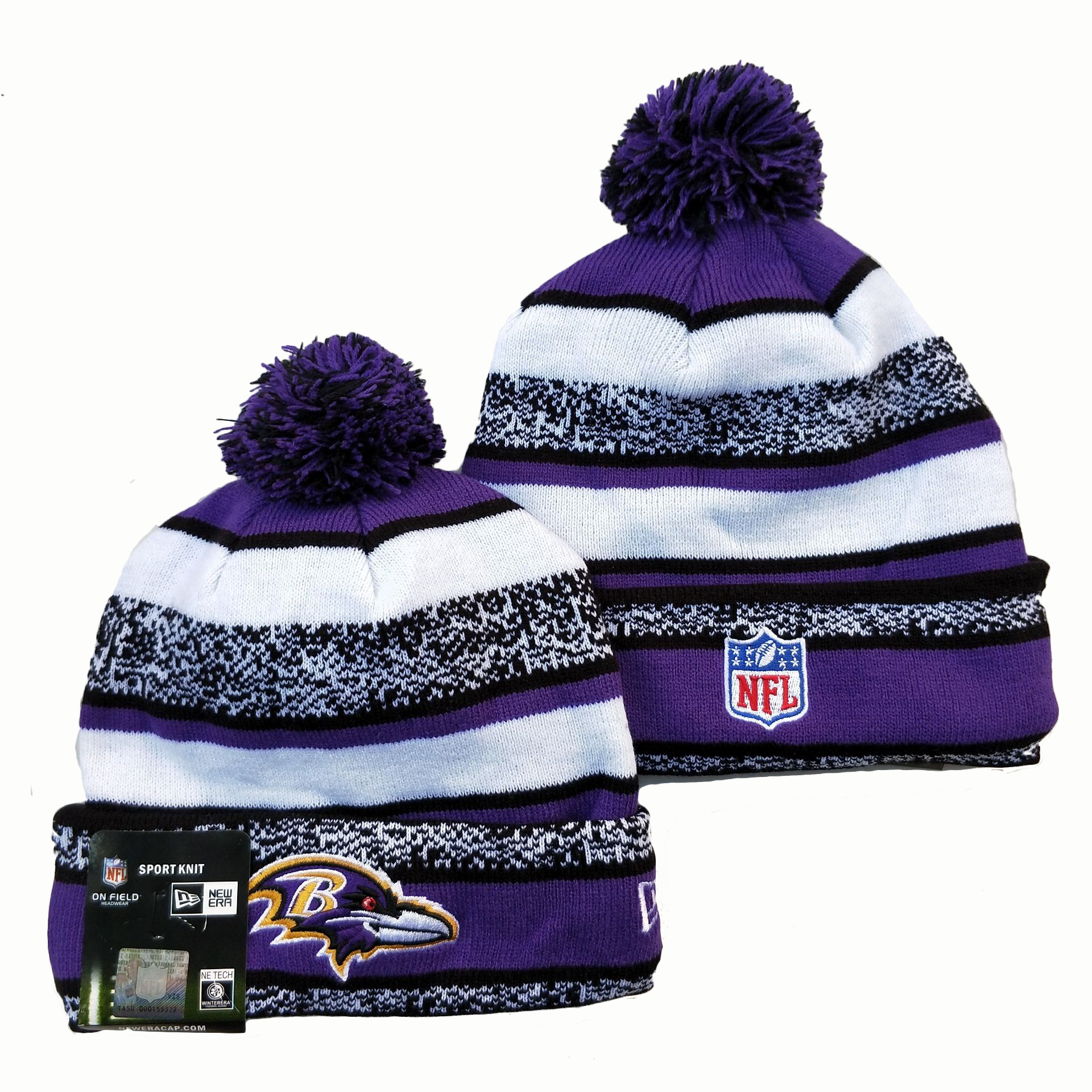 Baltimore Ravens Knit Hats 056